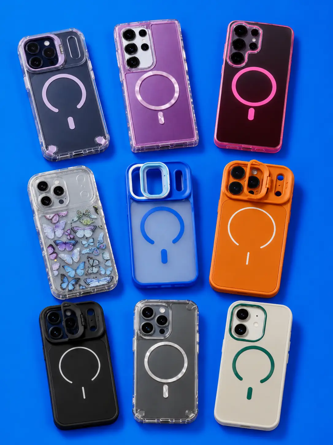 Variedad de fundas para celular
